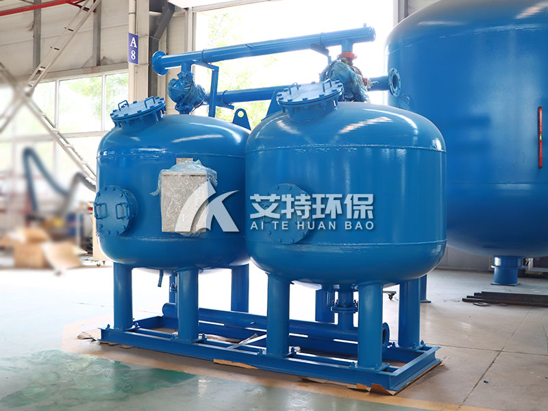 某钢铁厂冷却塔使用浅层砂过滤器