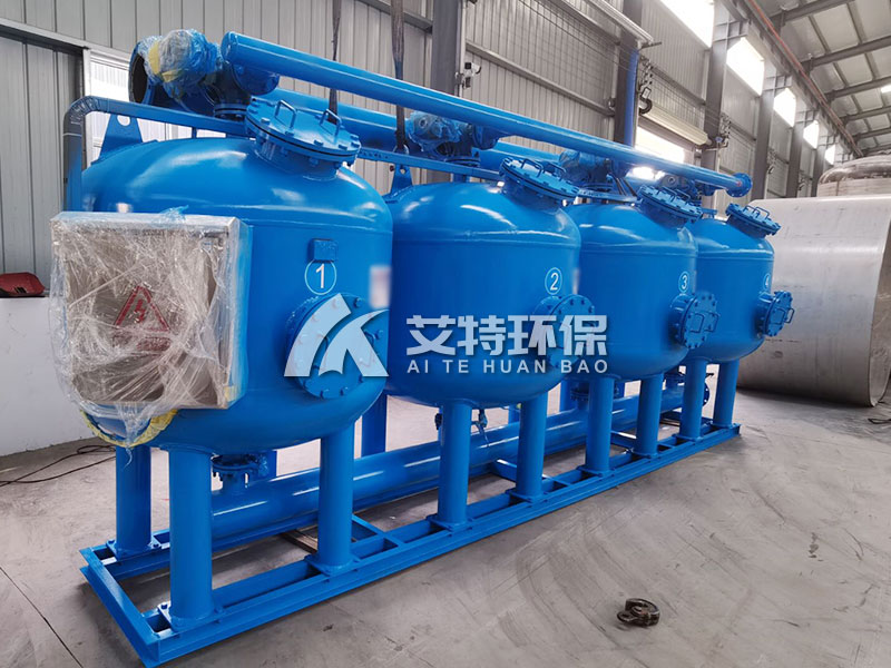 硅基新材料循环水系统：配套使用浅层砂过滤器防止水垢、堵塞