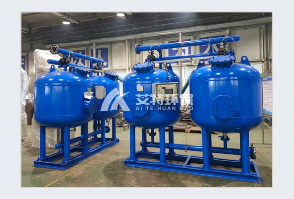 砂石+叠片过滤器：滴灌喷灌农用一体化大流量过滤设备