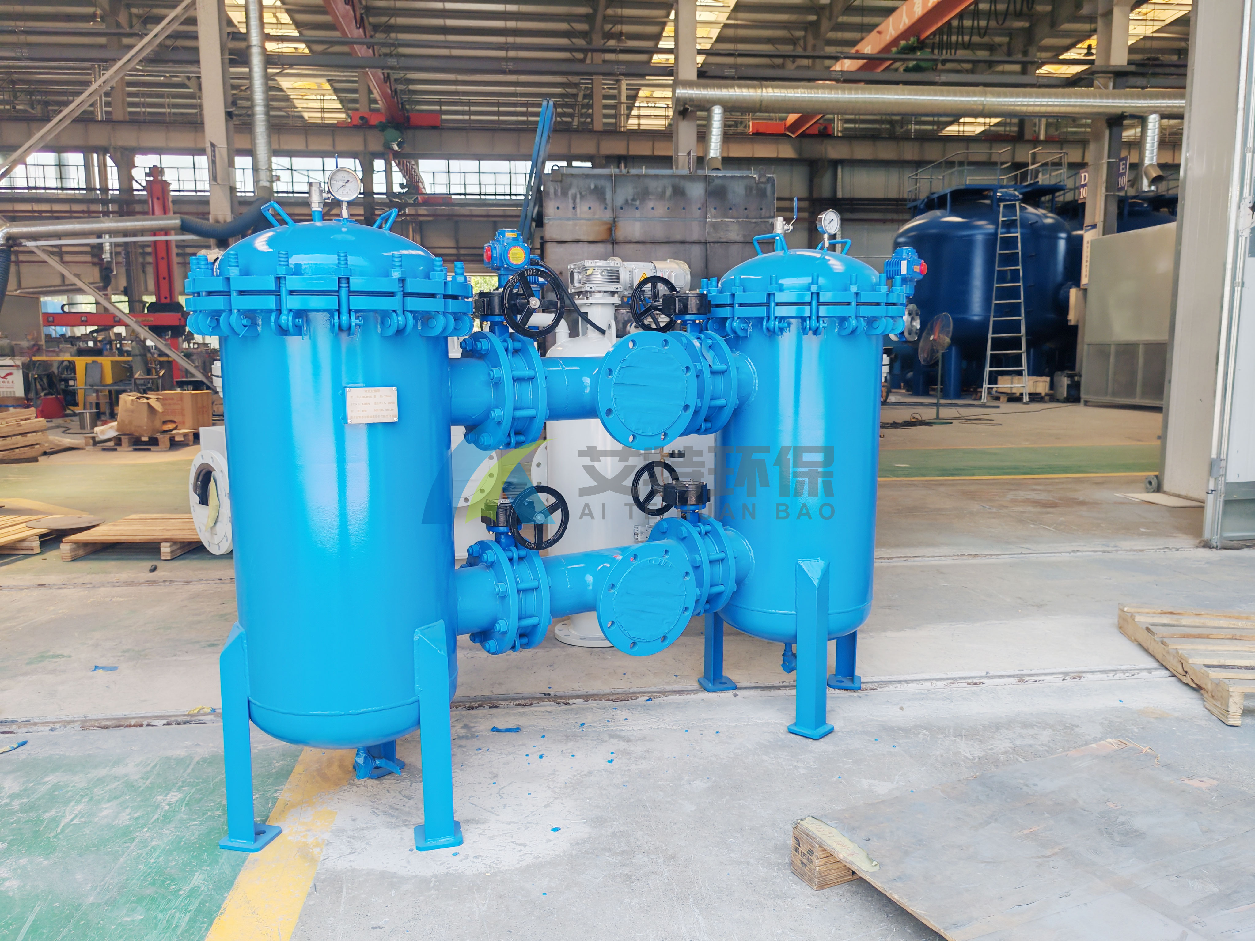 双联式袋式过滤器